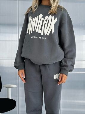 WHITEFOX Archive 6.0 Charcoal Sweatshirt